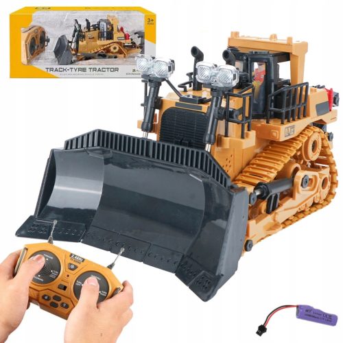  RC BULLDOZER BULLDOZER MACCHINA DA COSTRUZIONE TELECOMANDATA ESCAVATORE