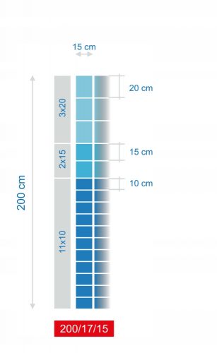 Maglia, rete del cancello - RETE DI RECINZIONE FORESTALE 200/17/15 M 50m + SKOBLE Mostostal-Met