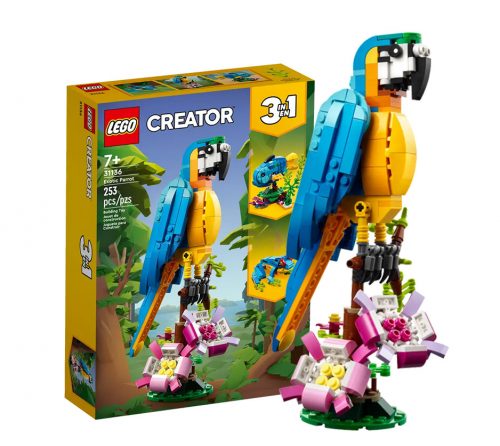  LEGO Creator 3 in 1 311360 31136 - LEGO Creator - Pappagallo Esotico