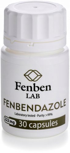 Fenbendazolo 222mg Cz. >99% Fenben Lab 30 cap