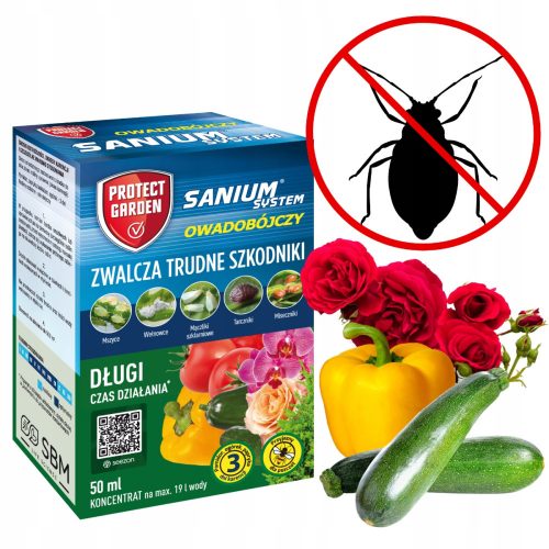  SANIUM SISTEMA INSETTICIDA COMBATTE I PARASSITI PROTEGGE IL GIARDINO 50ML