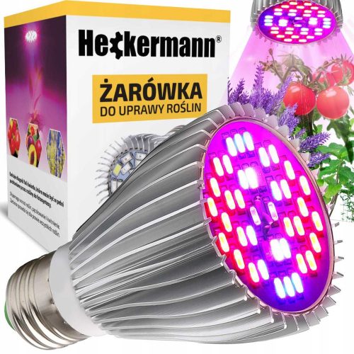  Lampadina Heckermann GROW da 30 W per la coltivazione di piante