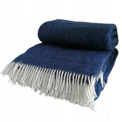 Coperta in lana Degatex 150 cm x 200 cm nei toni del blu