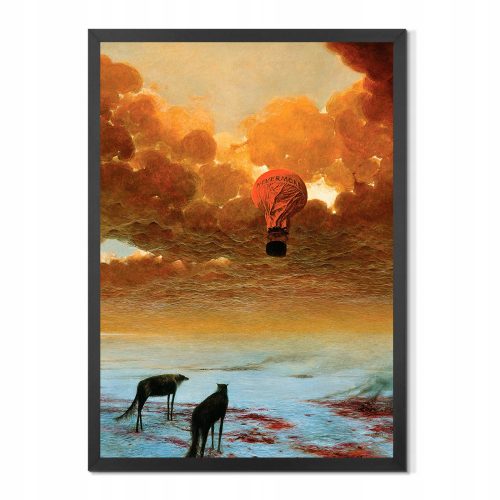 Poster Zdzisław Beksiński, dipinto AB79, con cornice, 50 x 70 cm