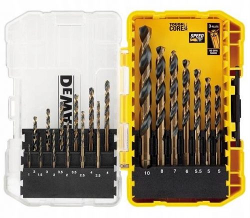  DeWALT HSS-G DT70728-QZ set di punte per metallo 19 pezzi