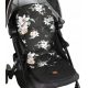  Inserto passeggino nero con poggiapiedi impermeabile Kimberly S 80