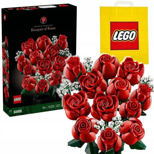  LEGO ICONS 10328 Bouquet di rose + sacchetto di carta VP LEGO 6315792 Medio