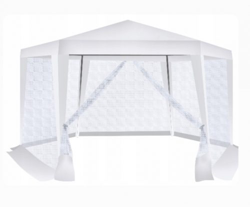 Tenda da giardino, padiglione - Padiglione Statore 6 pareti 4 x 4 x 2,45 m