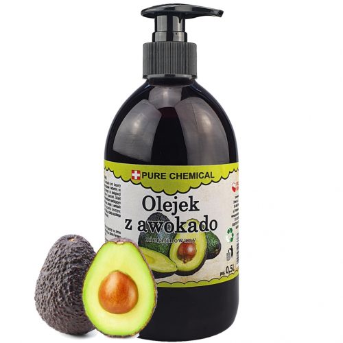  OLIO DI AVOCADO NON RAFFINATO, SPREMUTO A FREDDO, NATURALE + DISPENSER 0,5l 500ml