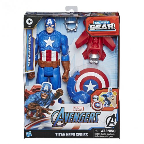  Figura Marvel Avengers Capitan America Blast Gear