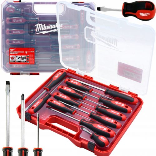  Set di cacciaviti in valigia Milwaukee 4932472003 12 pz.