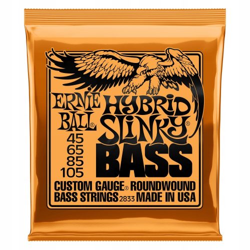  Corde Ernie Ball 2833 per basso Slinky (45-105)