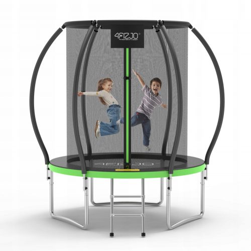 Trampolino con rete 4FIZJO 183 cm FT 6 (180-183 cm)