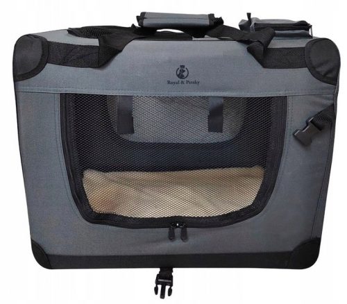  Borsa da trasporto in plastica Royal&Petsky sfumature di grigio M 88 cm x 65 cm x 58 cm