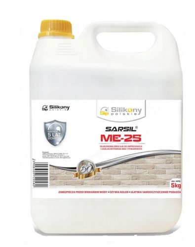 Sarsil ME-25 emulsione siliconica 5 l bianco