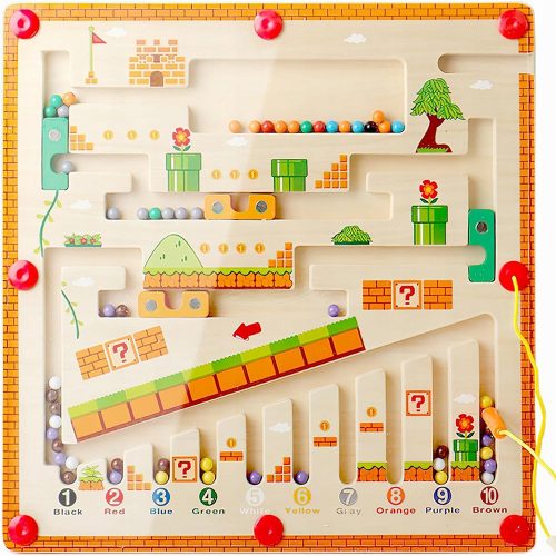  GIOCO DI SELEZIONE LABIRINTO MAGNETICO MONTESSORI GIOCATTOLO EDUCATIVO