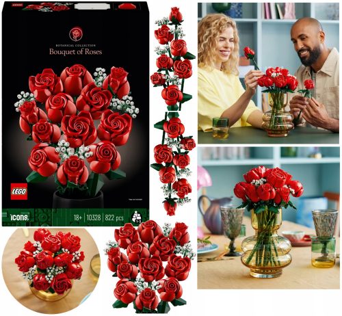  LEGO ICONS 11122 LEGO Bouquet di rose per il compleanno di San Valentino