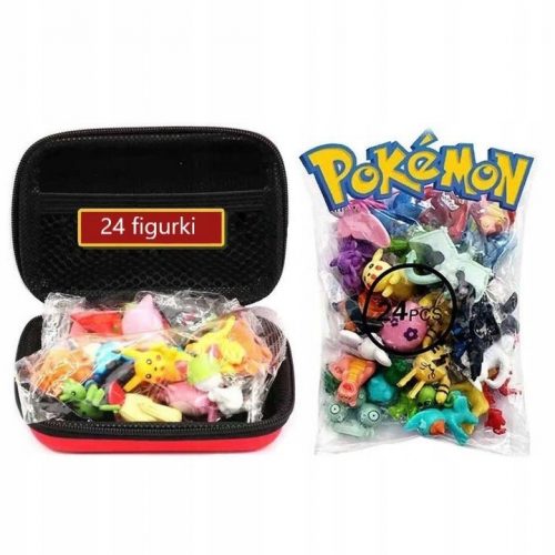  CARTE POKEMON 24 PZ + ASTUCCIO + STATUINE POKEMON 24 PZ