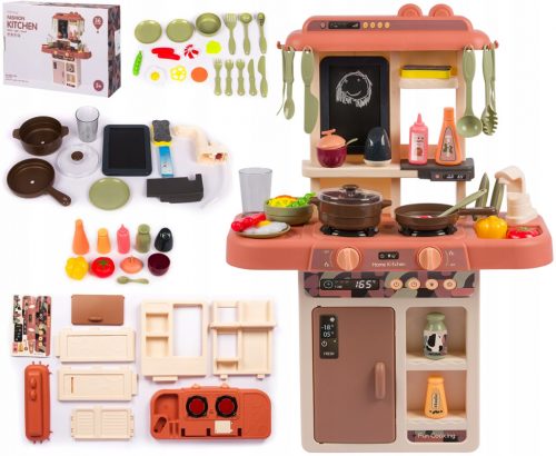  RUBINETTO CUCINA PER BAMBINI BRUCIATORI ACCESSORI CUCINA SUONI DEL CIBO