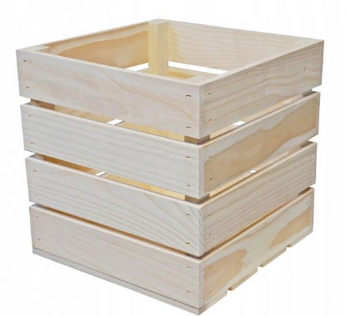  Box da balcone 30 x 30 cm in legno