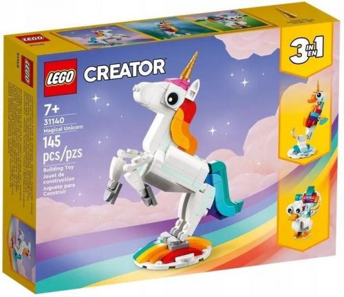  LEGO Creator 3 in 1 31140 Unicorno magico