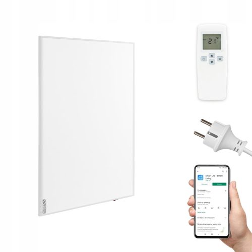 Pannello riscaldante a infrarossi 580W + termostato WIFI PILOT