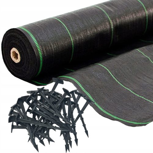 Agrotessile - Pacciamatura agrotessile (antierbacce) Bradas nero 80 x 10000 cm 90 g/m²