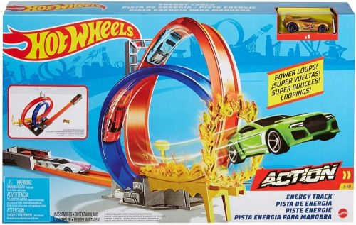  Hot Wheels Set Double Loop GND92 + HOT WHEELS MYSTERY MODELS AUTO IN BORSA