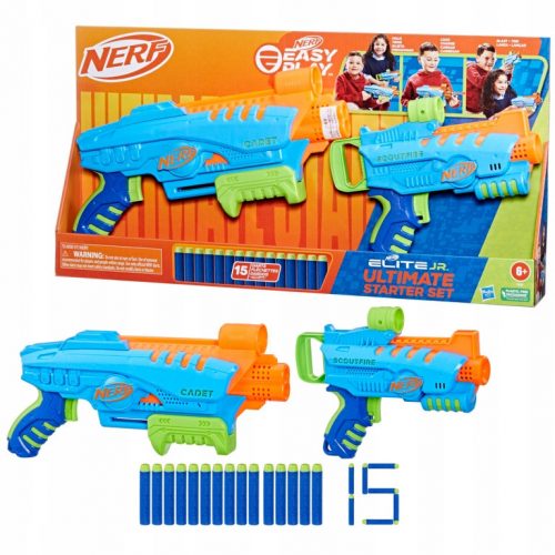  NERF Elite Junior Ultimate Starter Set Due lanciatori STARTER SET