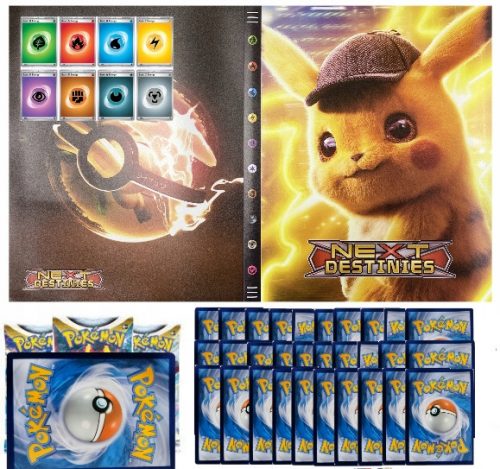  ALBUM DI CARTE POKEMON PER 432 CARTE + 430 CARTE + 8 CARTE ENERGIA