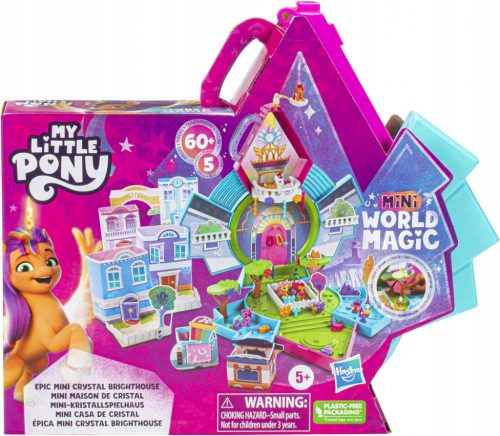  Un set di personaggi Hasbro My Little Pony Mini World Magic Epic Crystal Brighthouse