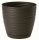  Vaso da fiori Form-Plastic 27 cm x 27 x 24,5 cm diametro 27 cm plastica nera