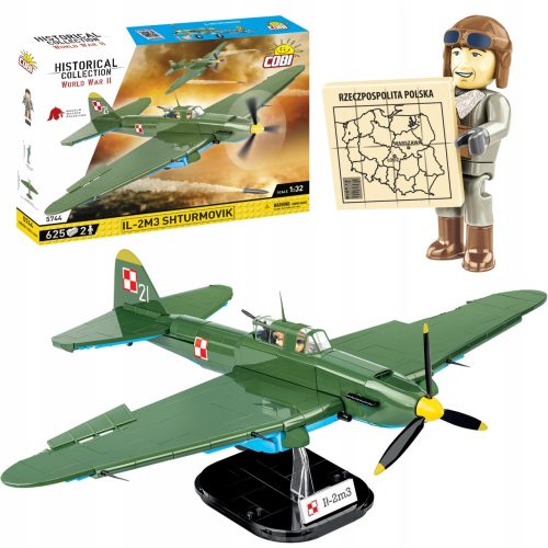  Blocchi Little Army IL-2M3 Shturmovik Cobi