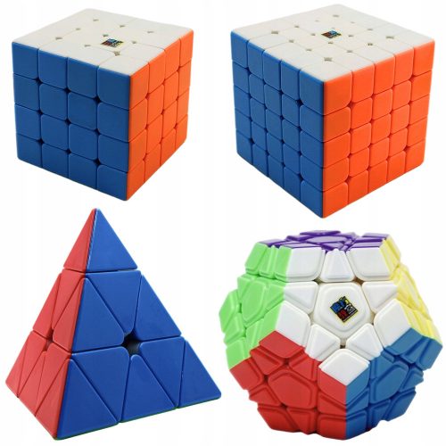  SET DI Cubi 4x4 + 5x5 + Piramide + CUBO FAST Megaminx + GRATIS