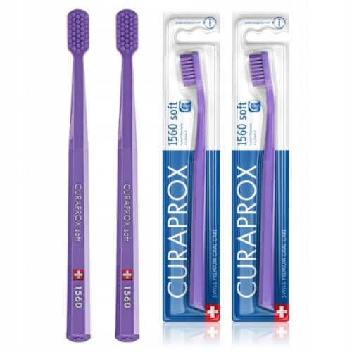  Spazzolino da denti Curaprox Soft CS 1560, giallo