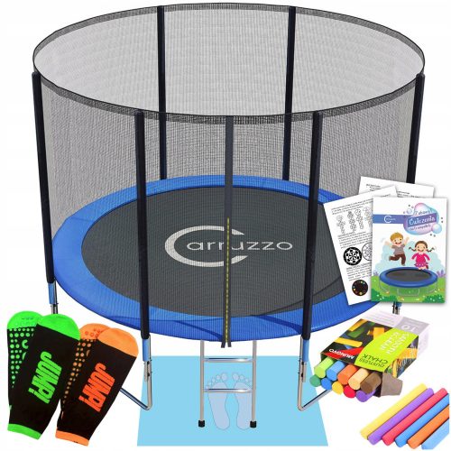 Trampolino - Trampolino Carruzzo con rete 315 cm FT 10 (304-312 cm)