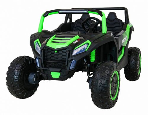  ATV Racing Buggy per 2 bambini Verde + Guida 4x4 + Telecomando + Avvio gratuito + M