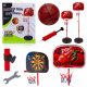 Set da gioco BASKET 2 in 1 per bambini DART Freccette Regolazione pompa palla