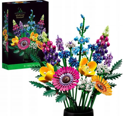  SET BLOCCHI - BOUQUET DI FIORI FAI DA TE GRAZIOSO COME REGALO 939 pz