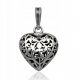  Ciondolo in argento con cuore traforato, argento sterling (925).