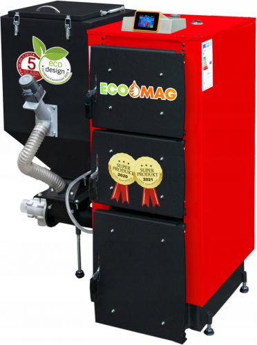  Caldaia Forno di riscaldamento centralizzato con alimentatore, caldaie a pellet Ekopel 12kW