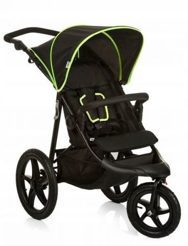  Passeggino Hauck Runner Air 3 nero e verde