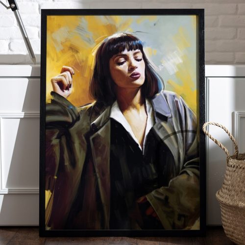 Poster vintage Poster A3 Pulp Fiction film, persone, musica, arte senza cornice 42 x 29,7 cm