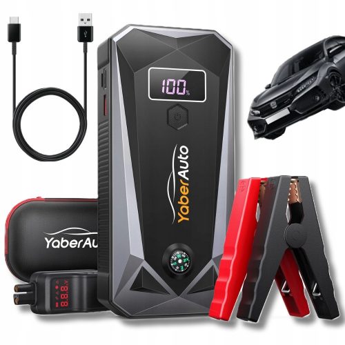  JUMP STARTER BOOSTER Powerbank Buster per avviamento auto 26800mAh 4000A