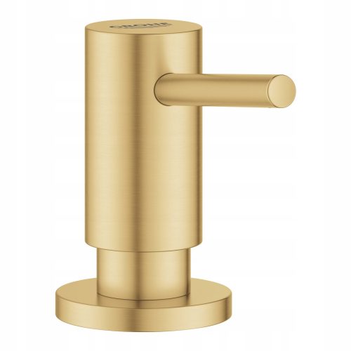 Dispenser sapone manuale da appoggio Grohe 500 ml, tonalità giallo e oro