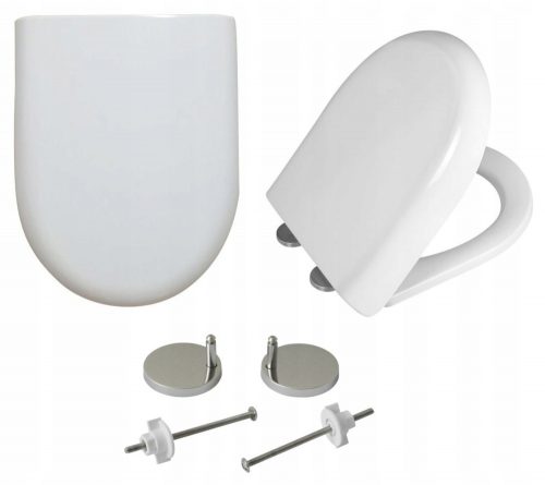 Sedile WC Estiva OVAL, duroplast bianco