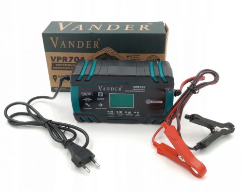  RADDRIZZATORE PER AUTO A MICROPROCESSORE 12V/24V 8A/4A VANDER