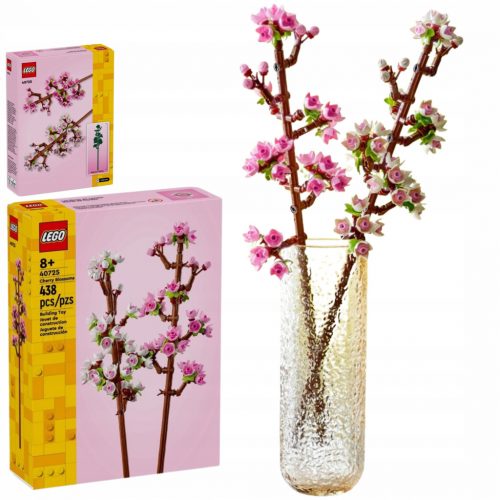  Icone LEGO FIORE DI CILIEGIO 438 EL. SET BOUQUET Regalo di San Valentino ROSE