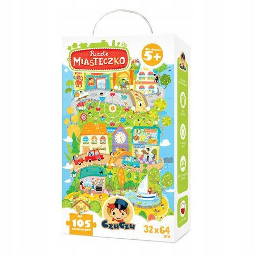  Puzzle CzuCzu per bambini 5+ 105 pezzi CZUCZU Puzzle città di Czuczu 5749109