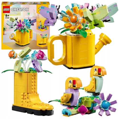  LEGO Creator 31749 LEGO Creator 3in1 set San Valentino per una ragazza fiori in un annaffiatoio scarpa pappagallo